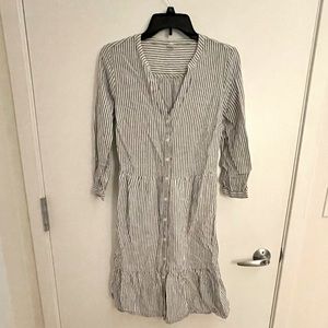 Knee length lined dress